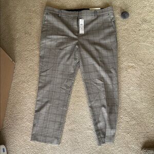 Ann Taylor Gray Dress Pants Tailored Fit